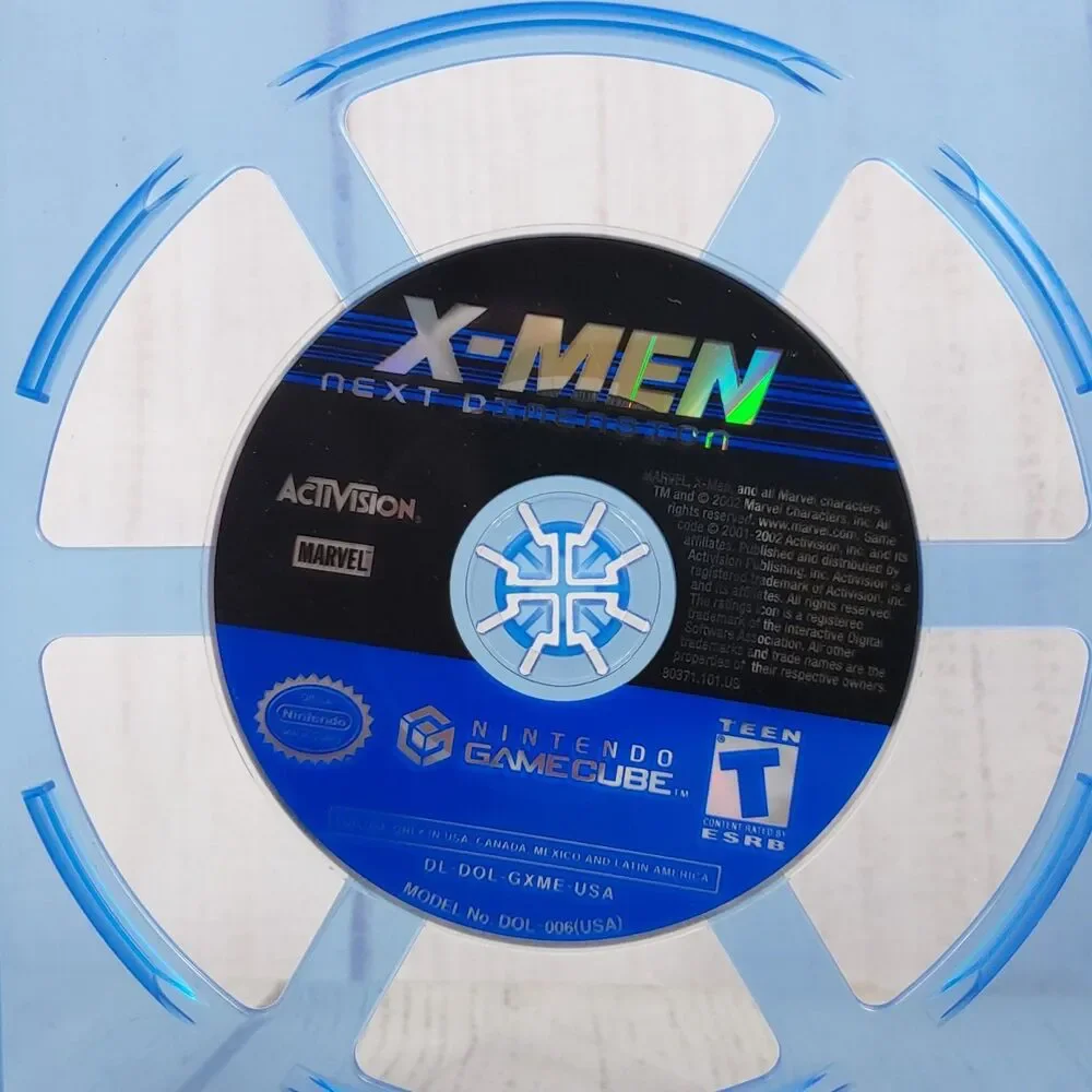Activision X-Men Next Dimension Nintendo GameCube Disc Fighting Video Game USED